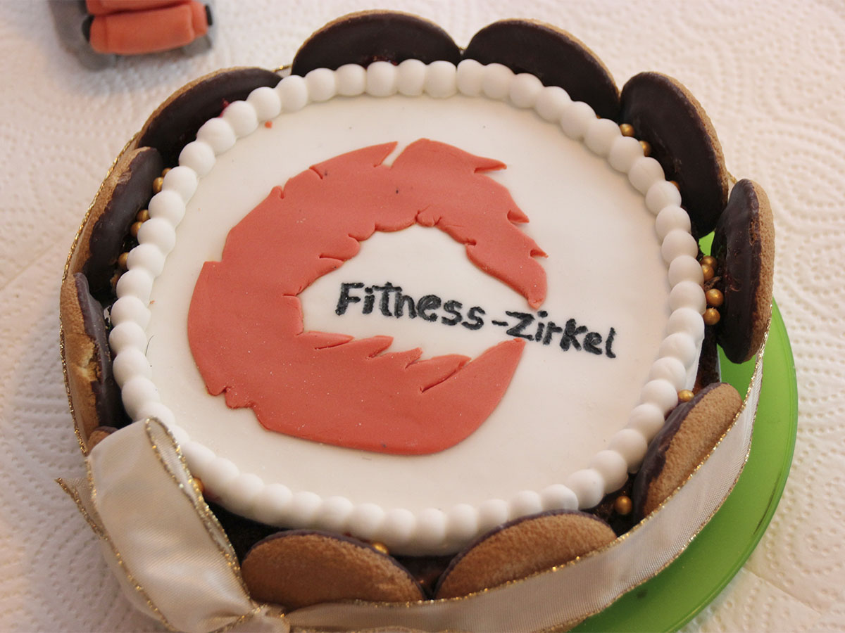 Der Fitness-Zirkel Kuchen